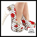 Escarpin Fleuri