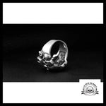 Grosse Bague Tête de Mort (Acier)