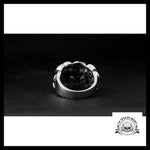 Grosse Bague Tête de Mort (Acier)