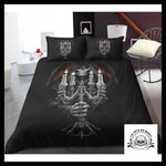 Housse de Couette Faucheuse Noire