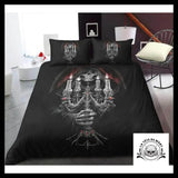 Housse de Couette Faucheuse Noire