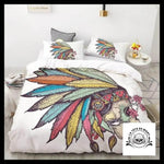 Housse de Couette Motif Indien