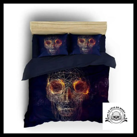 Housse de Couette Tête Mort Art