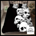 Housse de Couette Tête Mort Biker