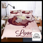 Housse de Couette Tête Mort Couple