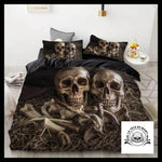 Housse de Couette Tête Mort Cowboy