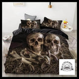 Housse de Couette Tête Mort Cowboy