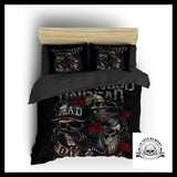 Housse de Couette Tête Mort Design