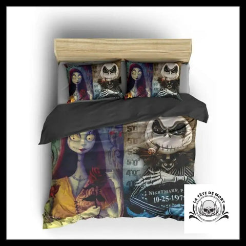 Housse de Couette Tête Mort Jack