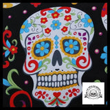 Housse de Couette Tête Mort Mexicaine Colorée