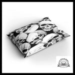 Housse de Couette Tête Mort Noir et Blanc