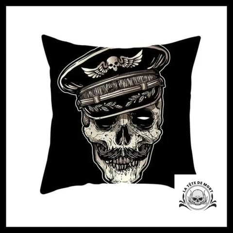 Housse de Coussin Tête Mort Force L’ordre