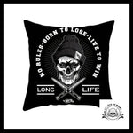 Housse de Coussin Tête Mort long Life