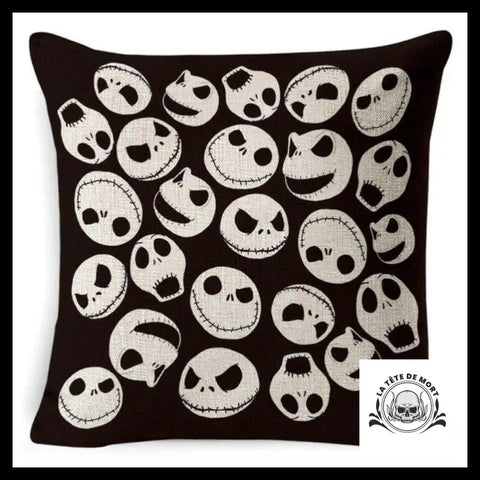 Housse de Coussin Tête Mort Mini Mr Jack