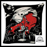 Housse de Coussin Tête Mort Mr Jack Cimetiere