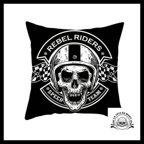 Housse de Coussin Tête Mort Speed Team
