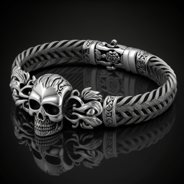 bracelet tete de mort
