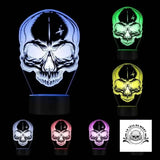 Lampe LED Tête de Mort
