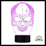 Lampe LED Tête de Mort
