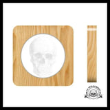 Lampe Tête de Mort Bois