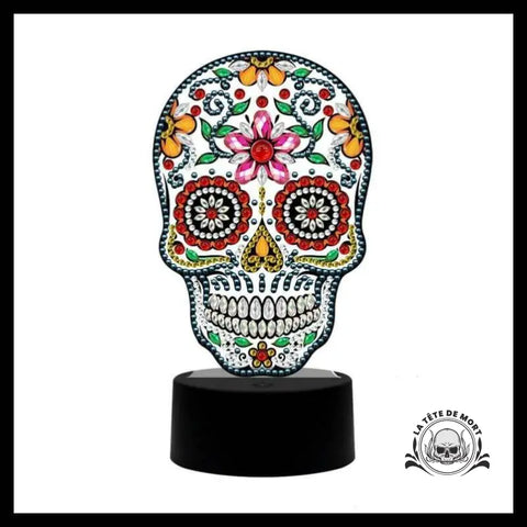 Lampe Tête de Mort Mexicaine