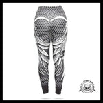 Legging Crâne Fleuri