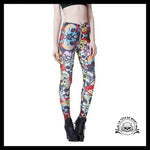 Legging Crâne Multicolore