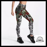 Legging Fleuri Femme