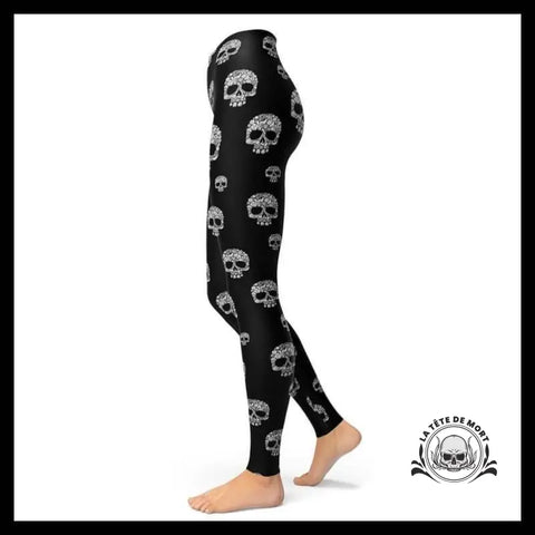 Legging Punk - Crâne Passion