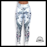 Legging Tête de Mort Ailée