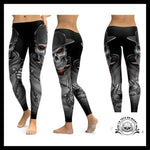 Legging Tête de Mort Casquette Rap