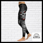 Legging Tête de Mort Avec Chapeau