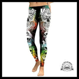 Legging Tête de Mort Colorée