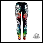 Legging Tête de Mort Colorée