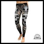 Legging Tête de Mort Crâne Animal