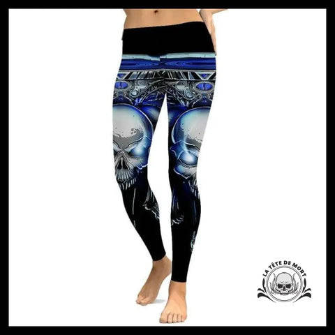 Legging Tête de Mort Crâne Metal - Crâne Passion