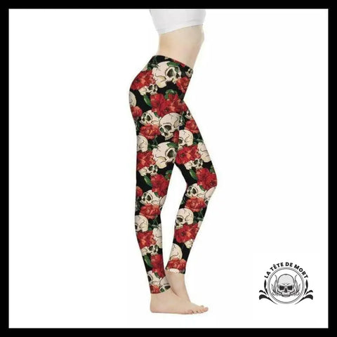 Legging Tête de Mort Crânes Brises