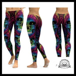 Legging Tête de Mort Crânes Souriant