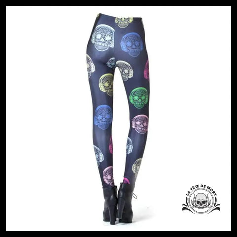 Legging Tête de Mort DJ