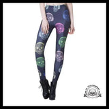 Legging Tête de Mort DJ