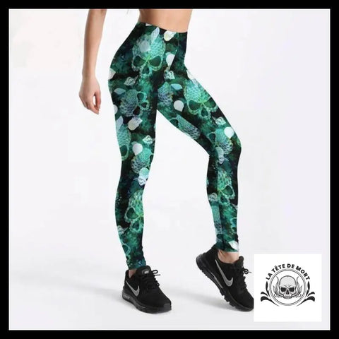 Legging Tête de Mort Ecailles