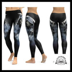 Legging Tête de Mort Faucheuse