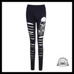 Legging Tête de Mort Gothique