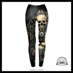 Legging Tête de Mort Lion