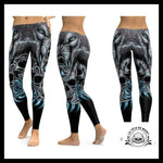Legging Tête de Mort Loup Feroce