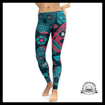 Legging Tête de Mort Mexicaine