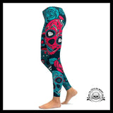 Legging Tête de Mort Mexicaine