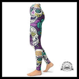 Legging Tête de Mort Mexicaine Calavera