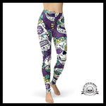 Legging Tête de Mort Mexicaine Calavera