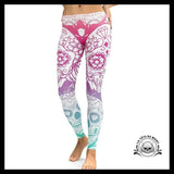 Legging Tête de Mort Mexicaine Dessin